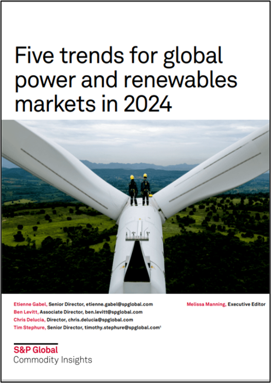 Five trends for global power and renewables markets in 2024
